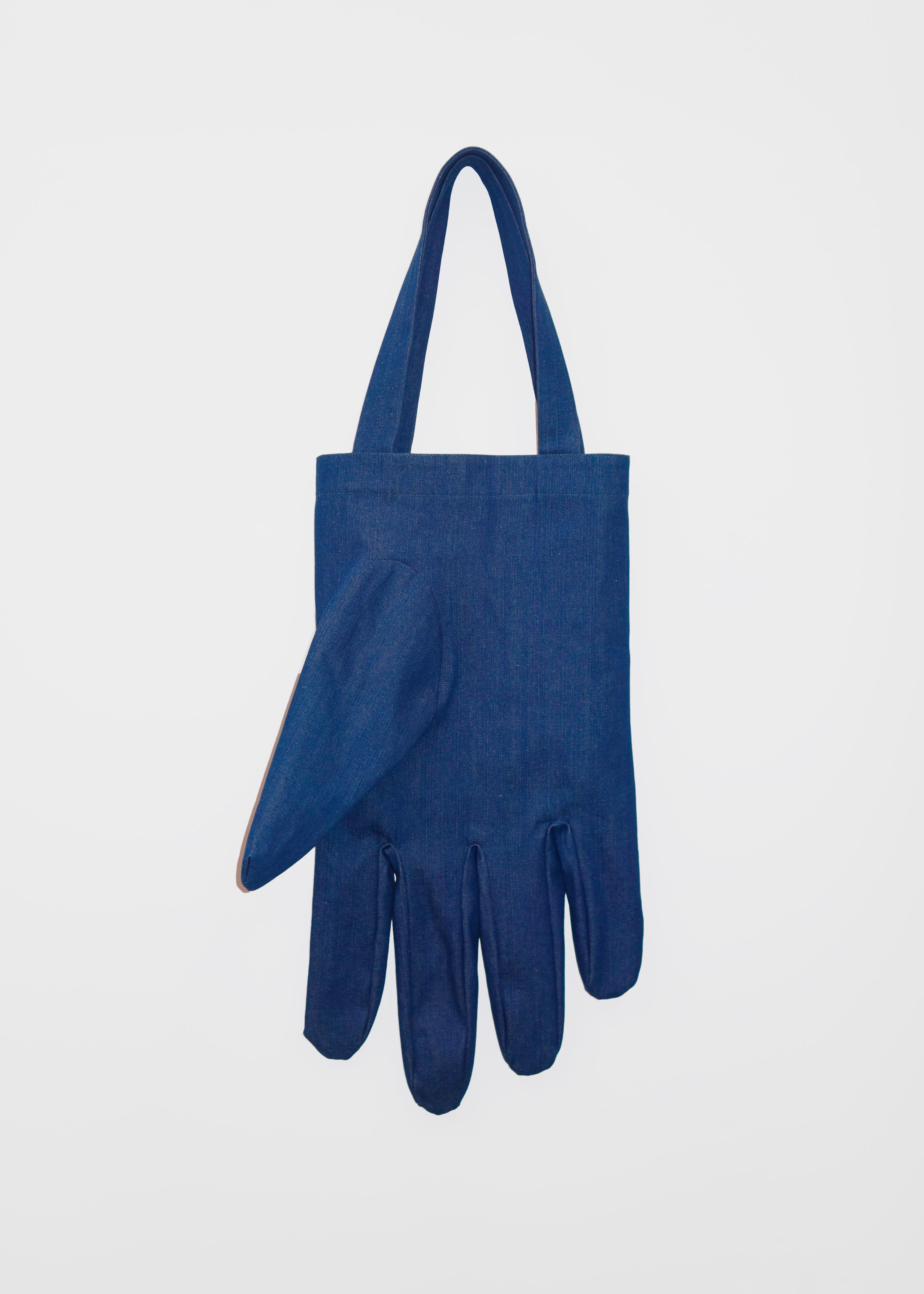 Right Hand Tote in Blue Denim