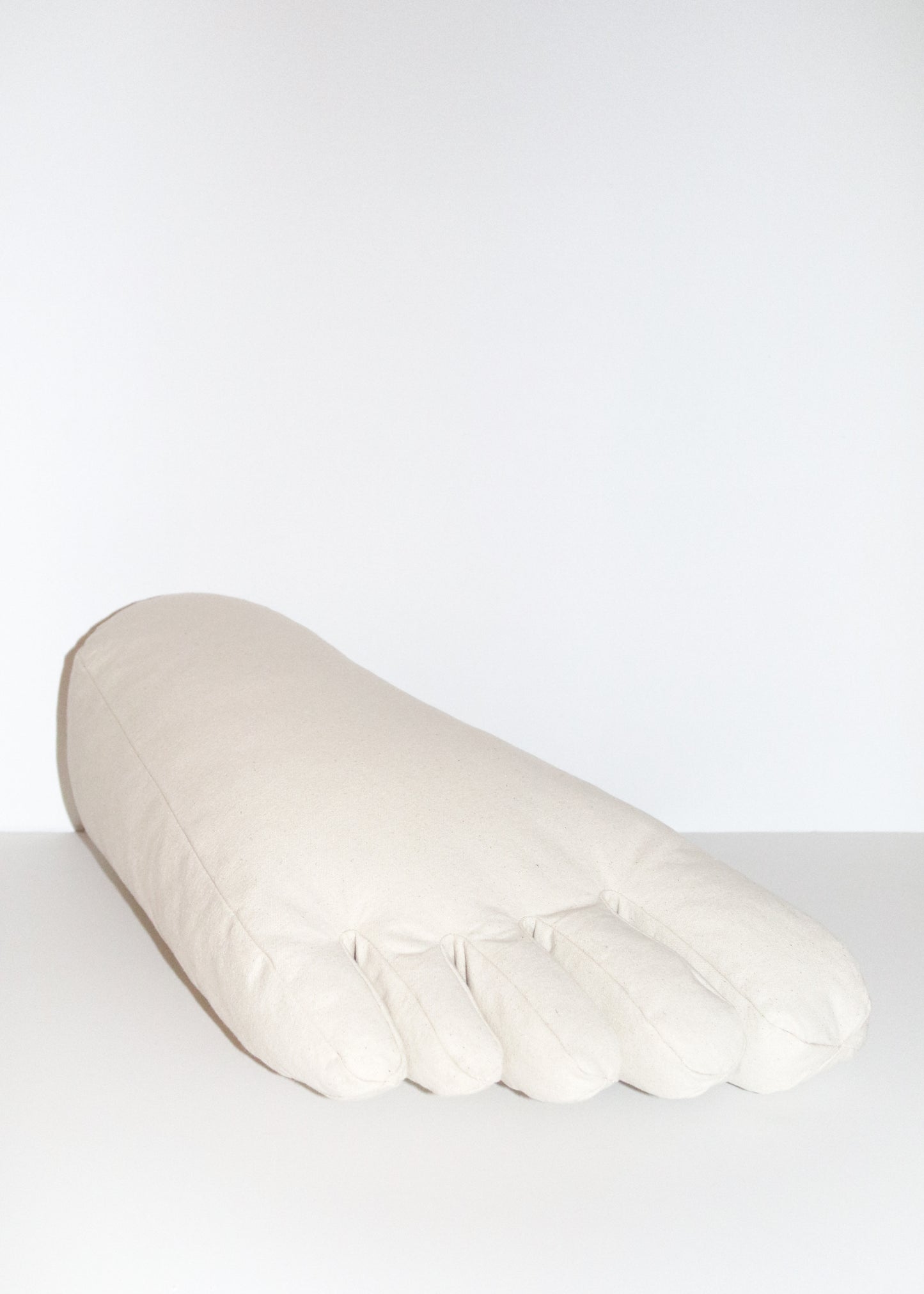 Foot Pillow in Cotton Canvas