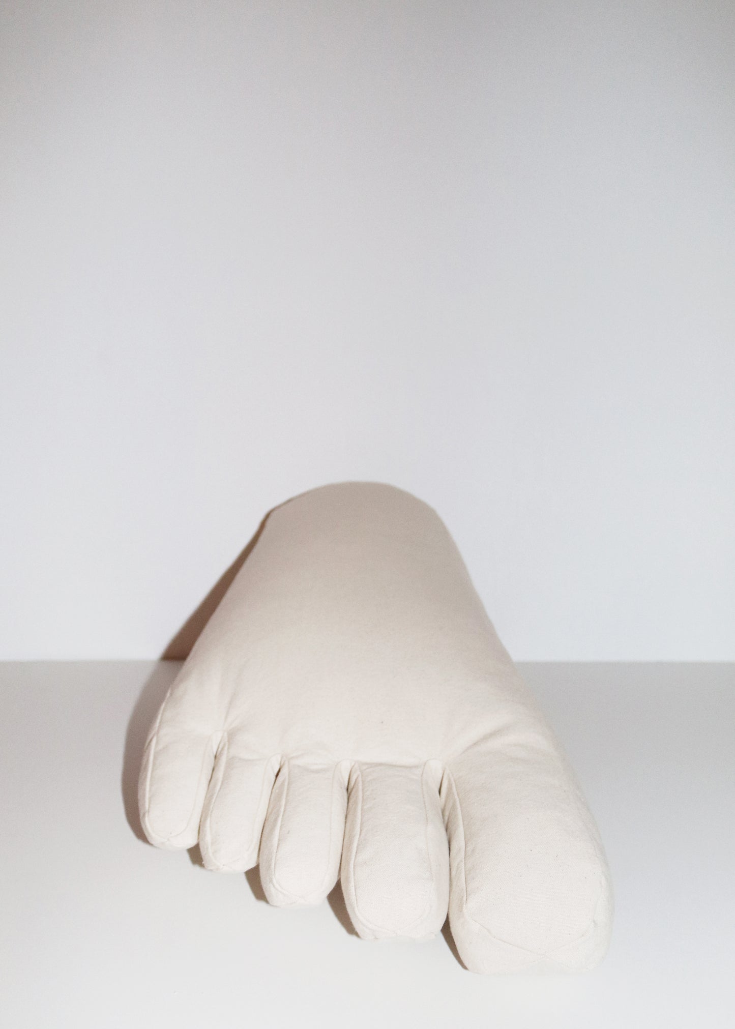 Foot Pillow in Cotton Canvas