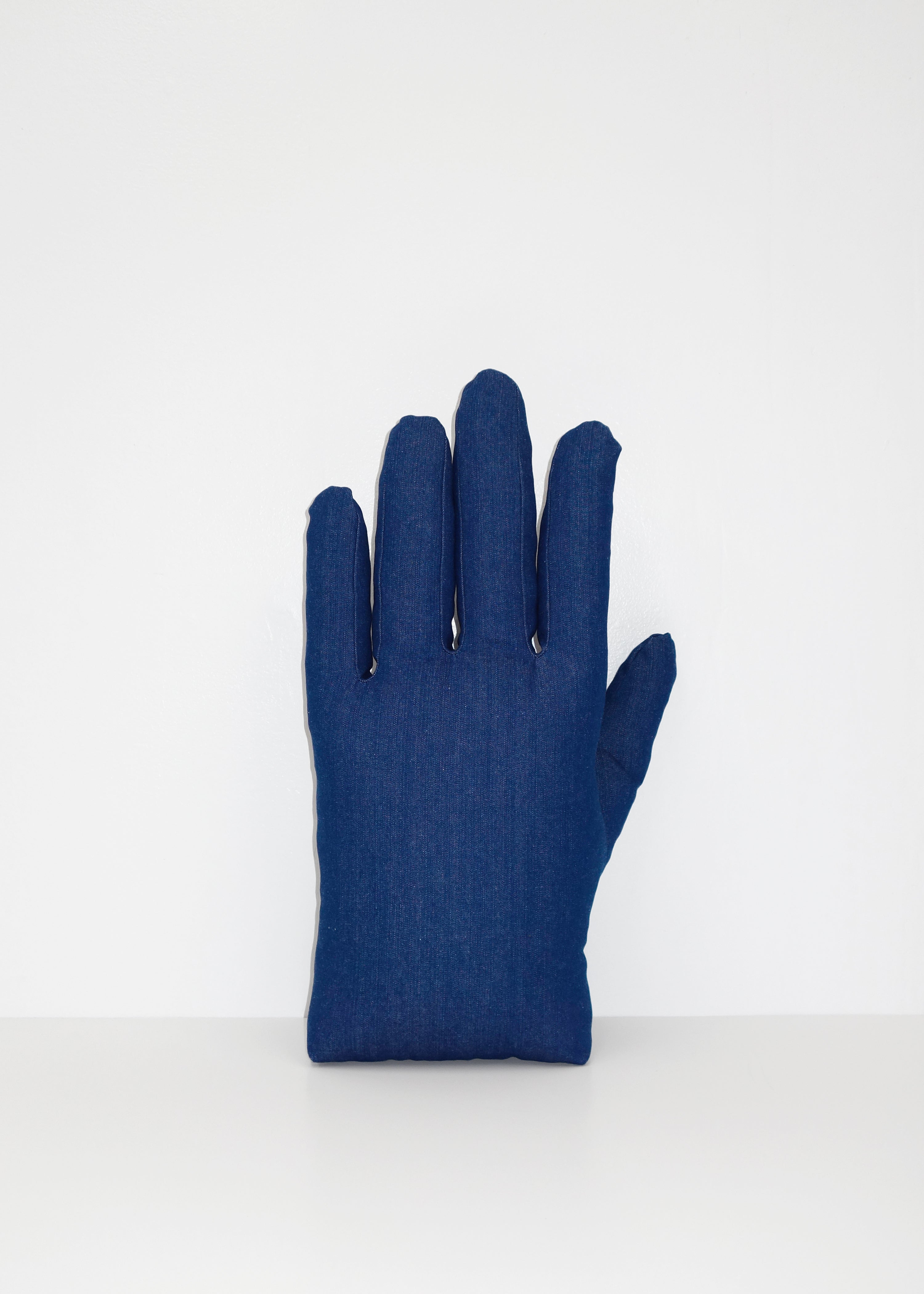 Left Hand in Blue Denim