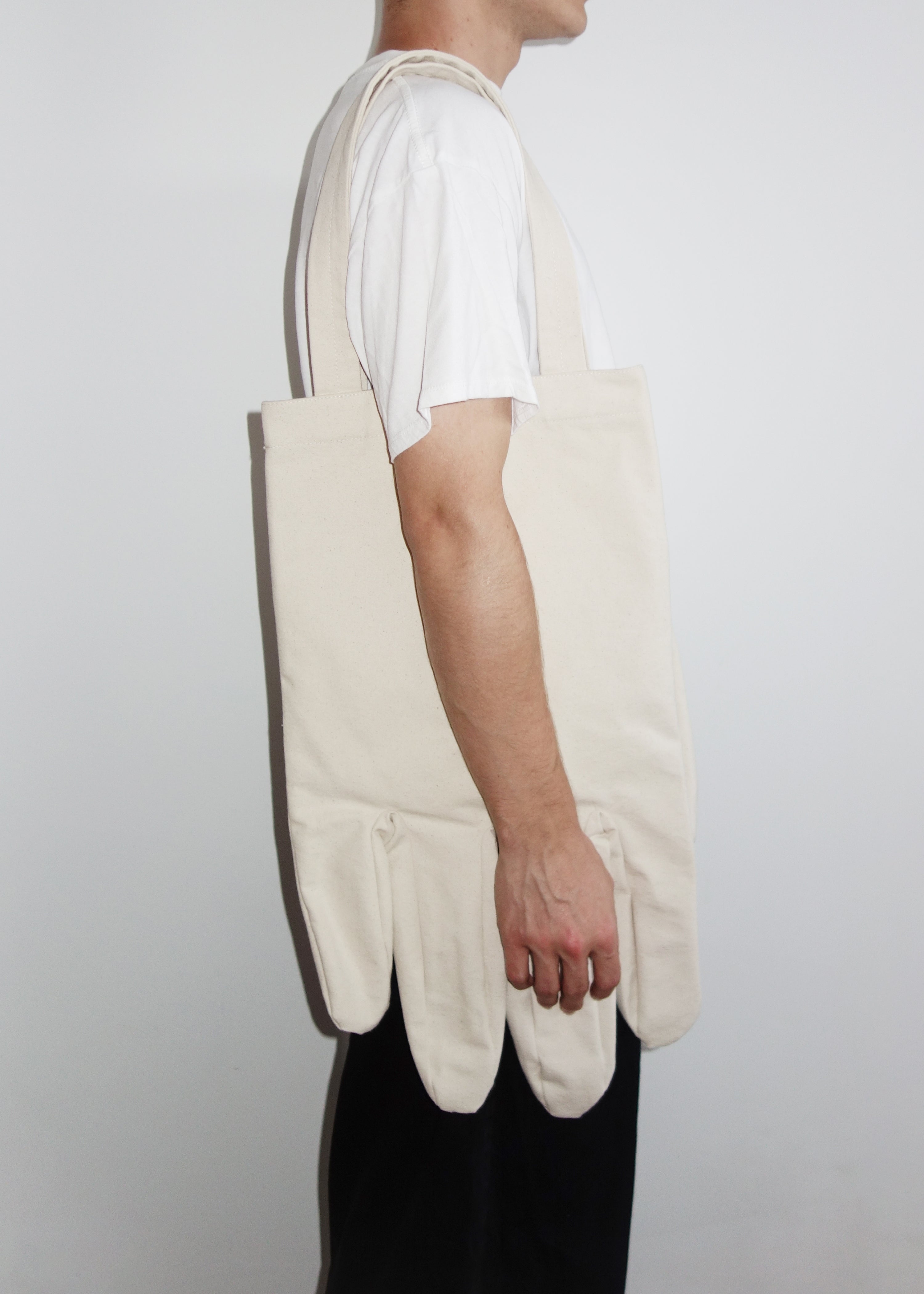 Right Hand Tote in Cotton Canvas