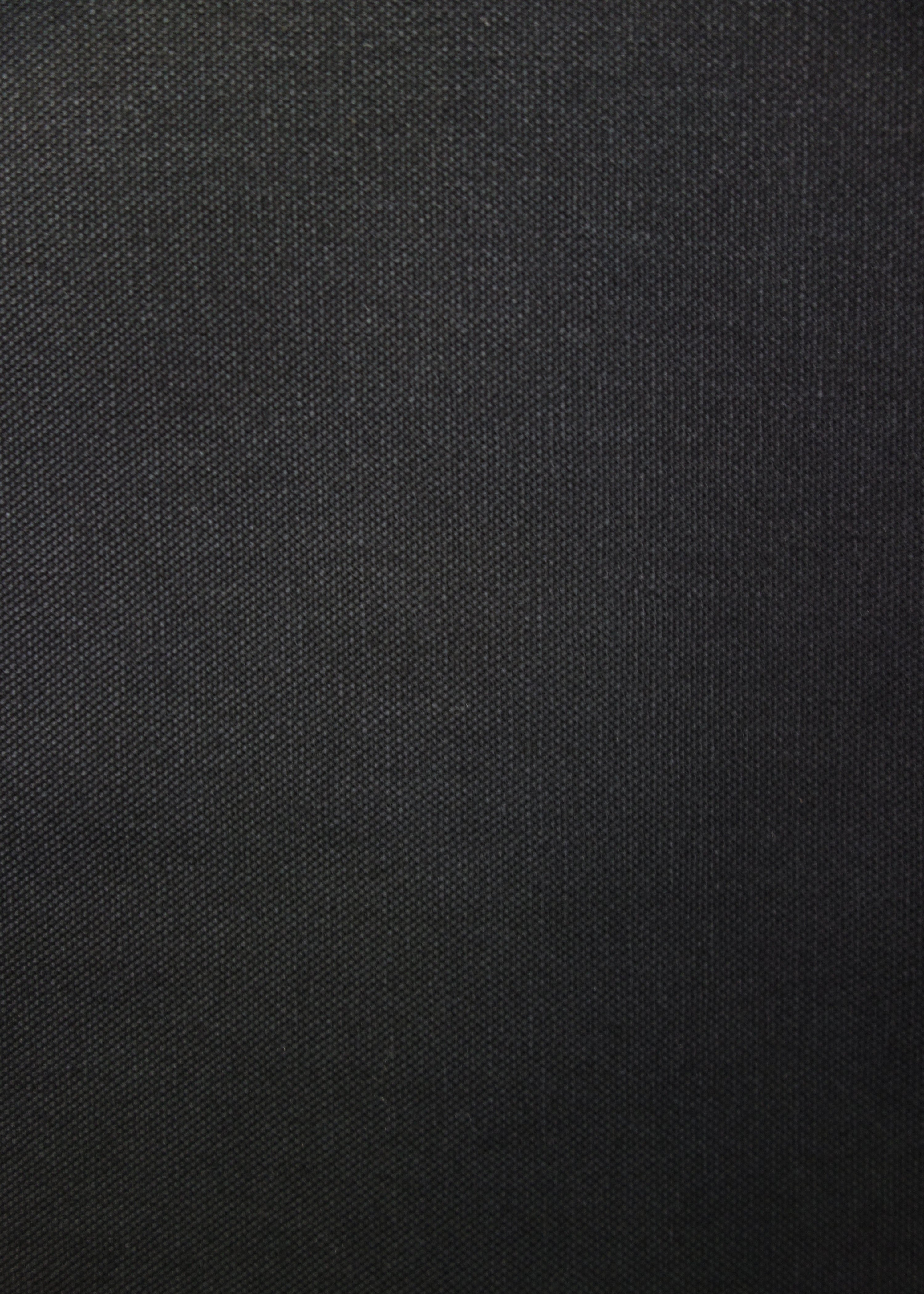 Right Hand Tote in Black Cotton Canvas