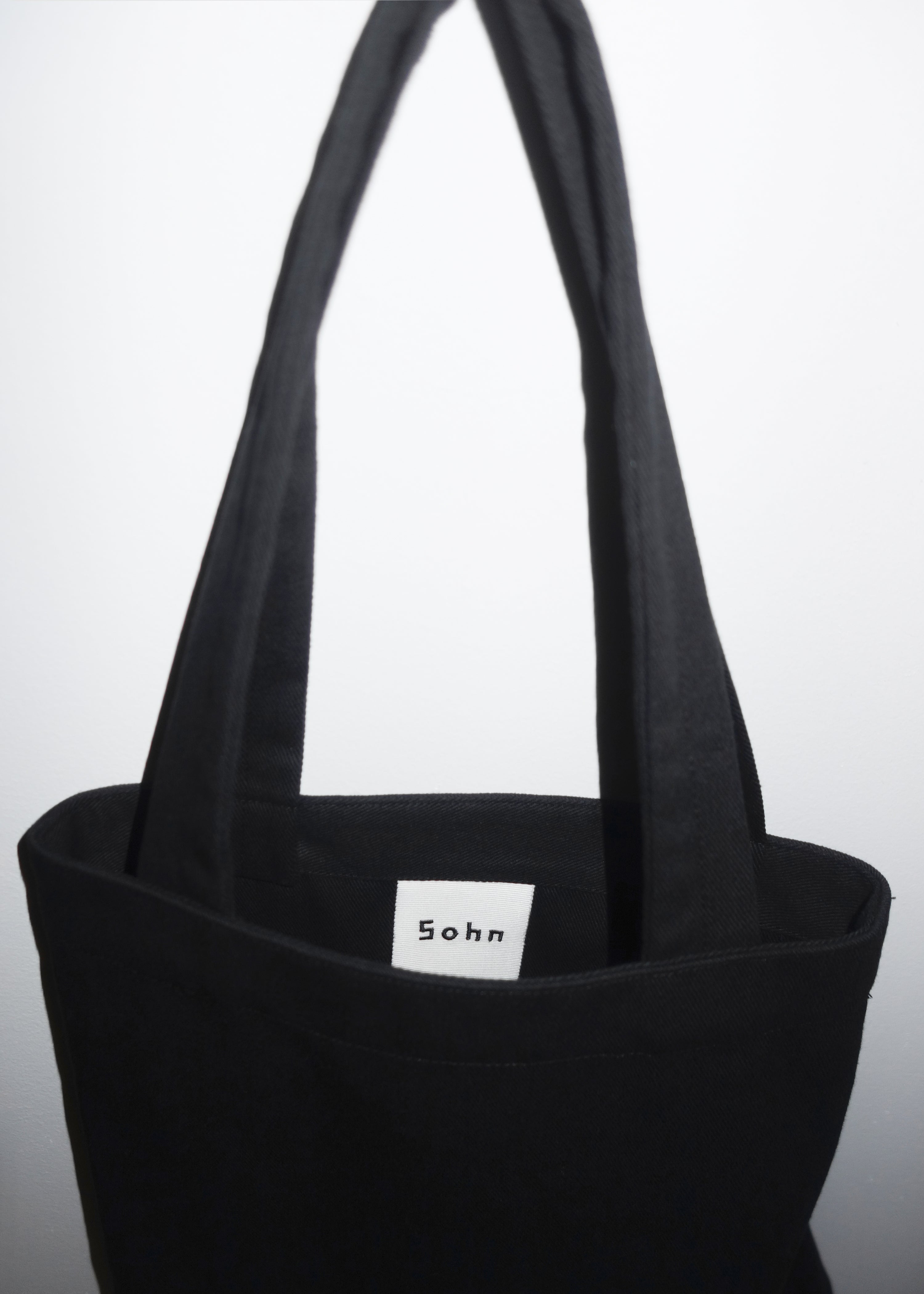 Right Hand Tote in Black Denim