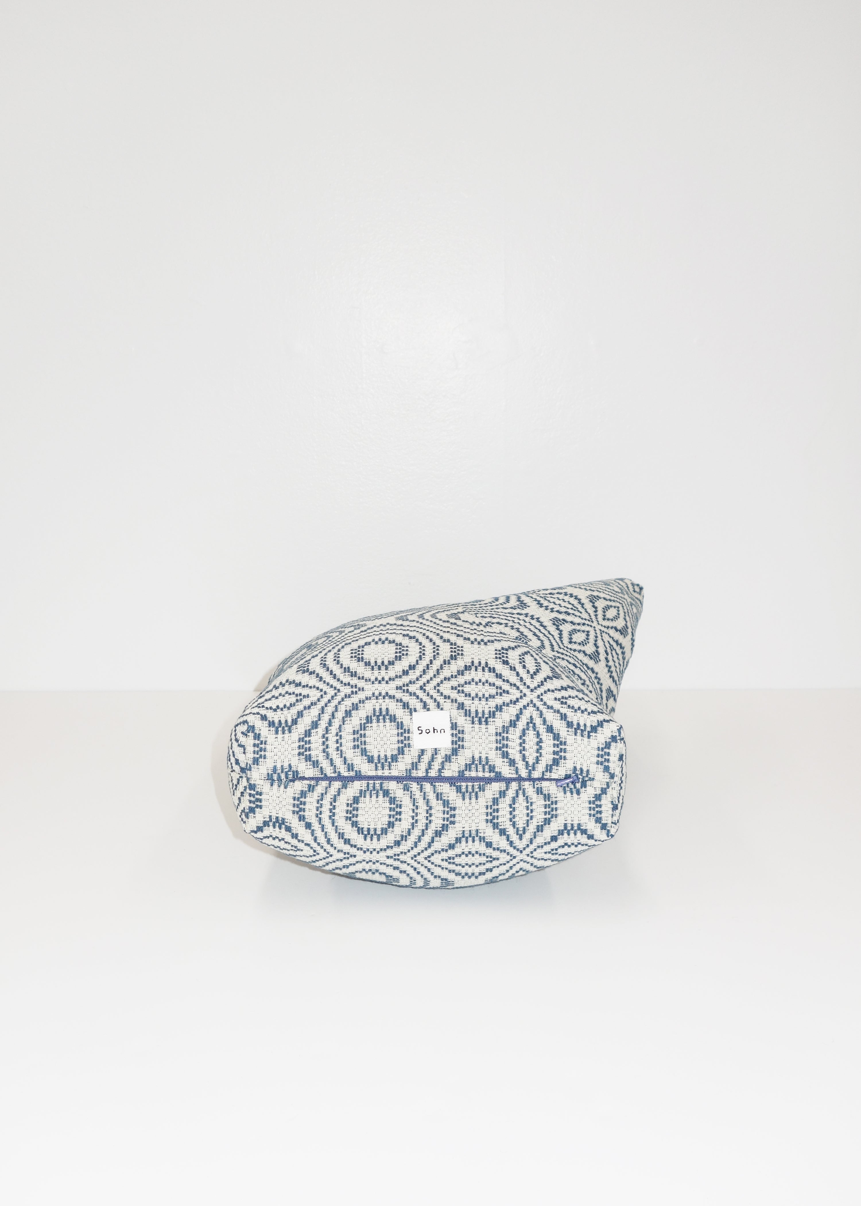 Right Hand in Antique Indigo Overshot Coverlet