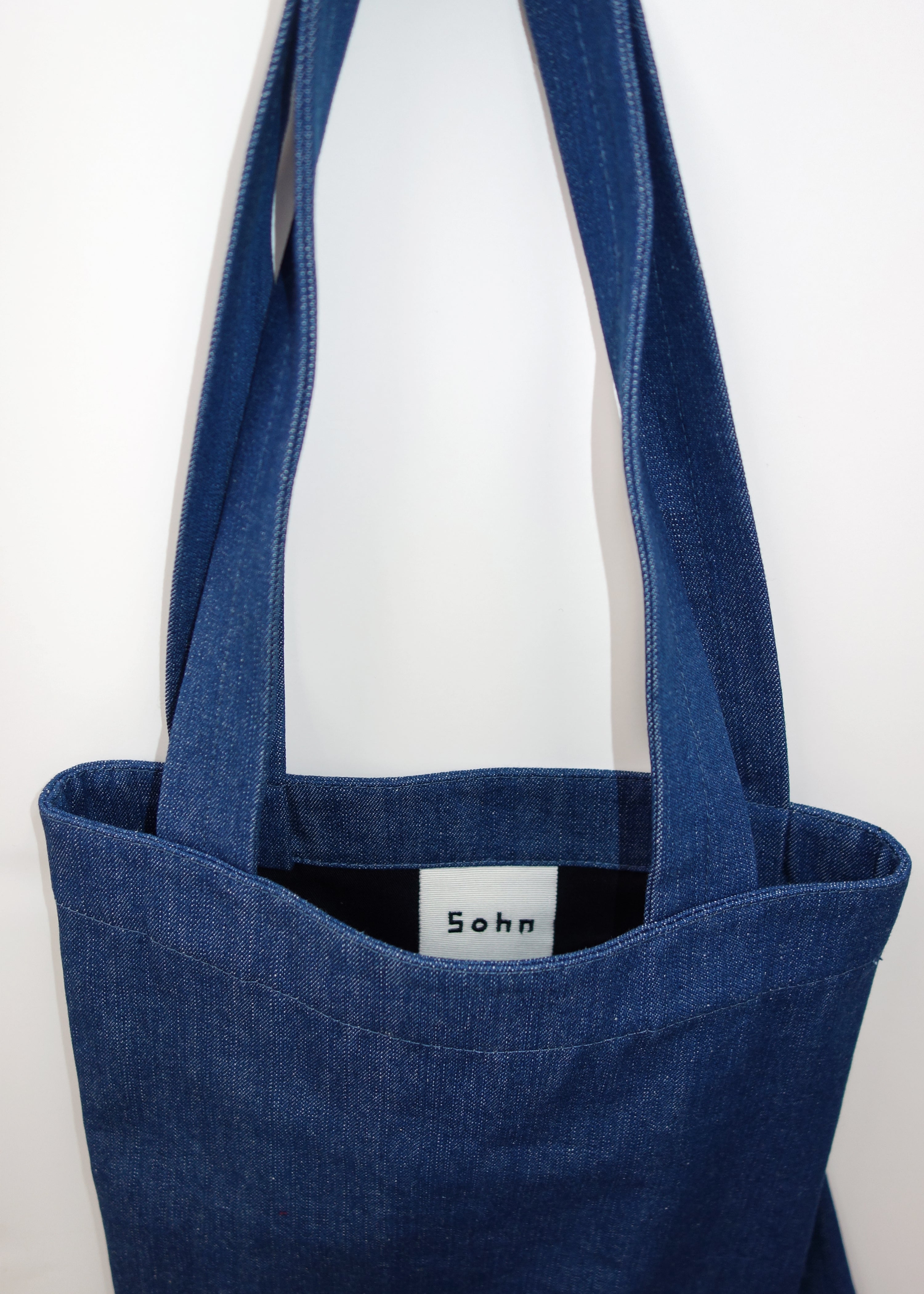 Right Hand Tote in Blue Denim