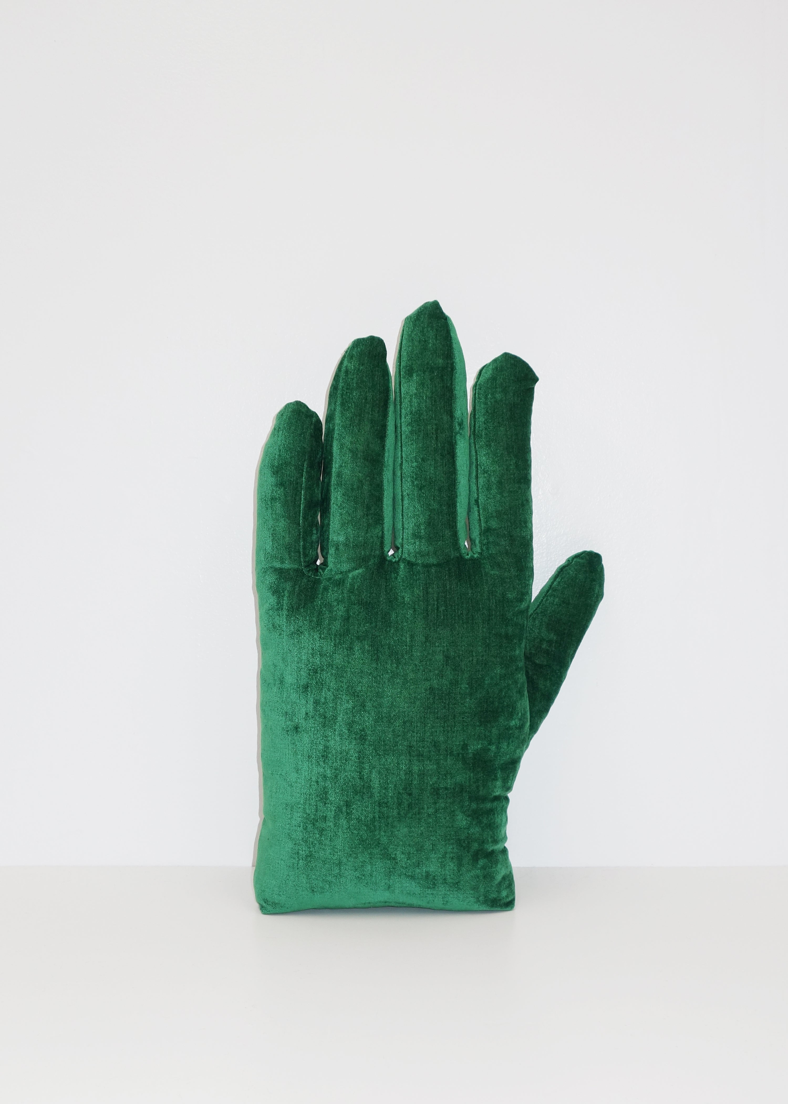 Left Hand in Emerald Chenille