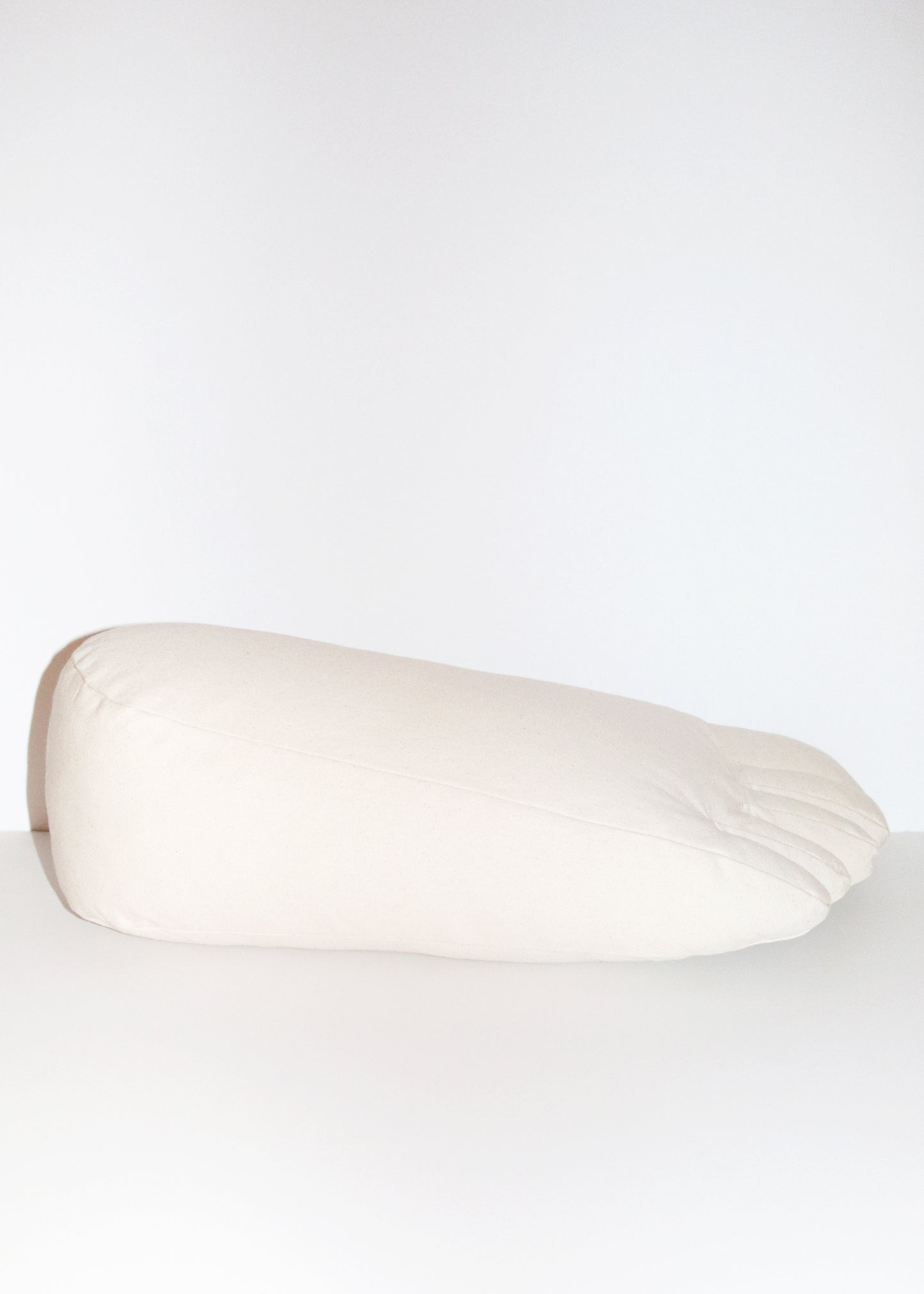 Foot Pillow in Cotton Canvas
