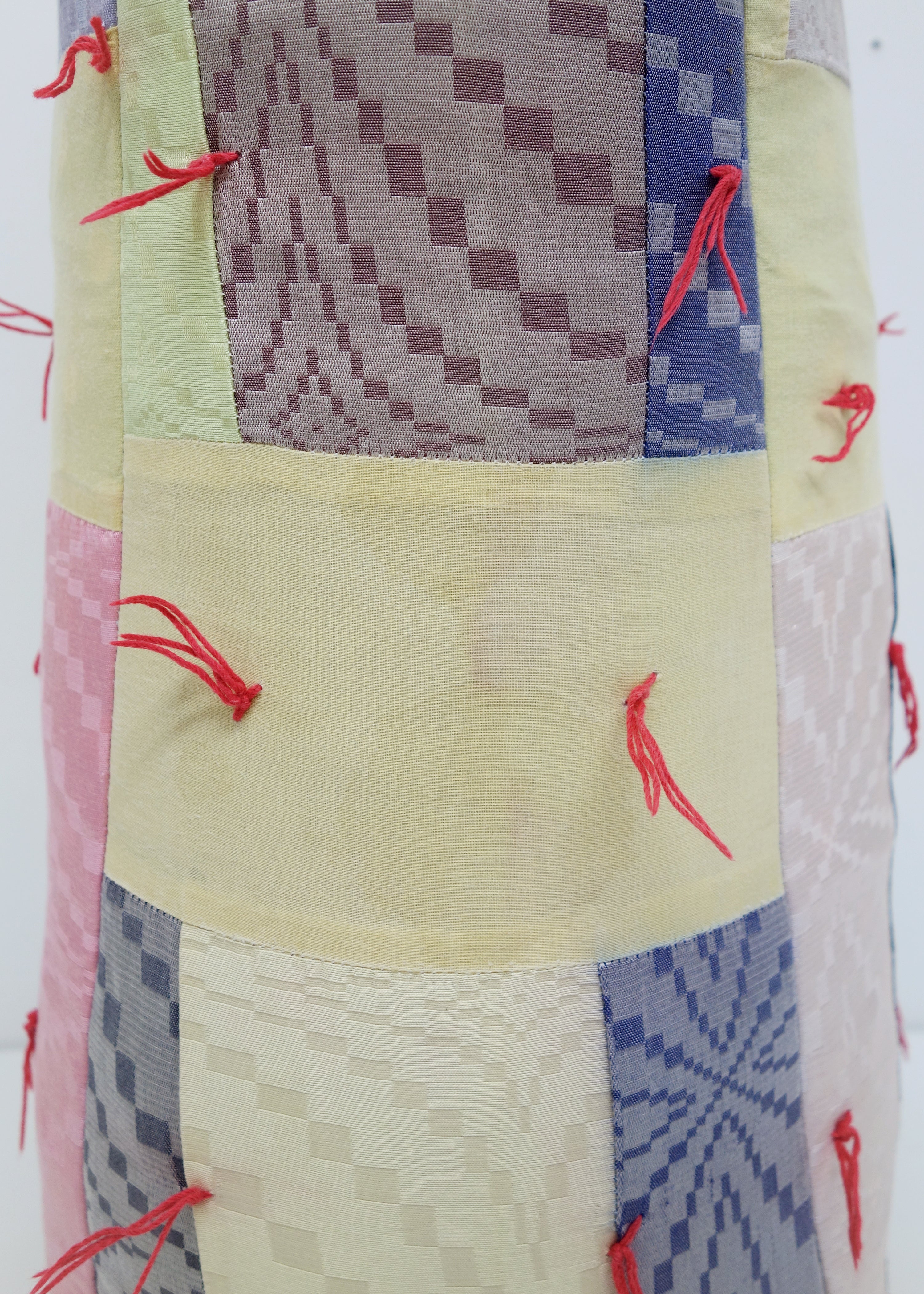 Foot in Geometric Quilt