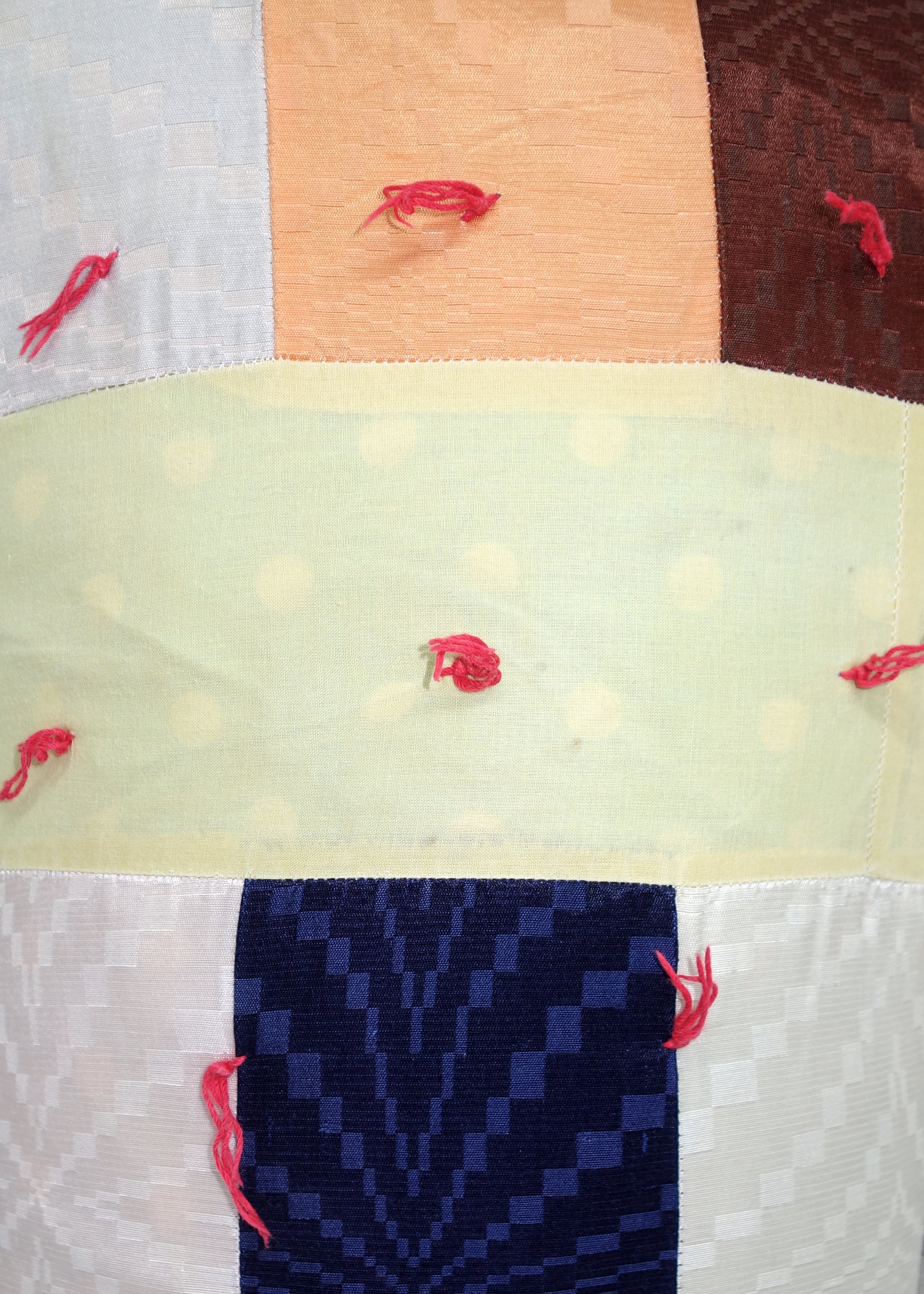 Foot in Geometric Quilt