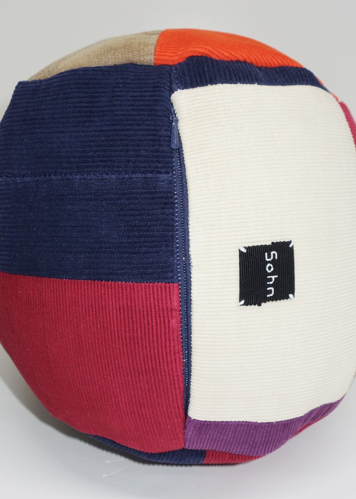Foot in Patchwork Corduroy Quilt No. 1