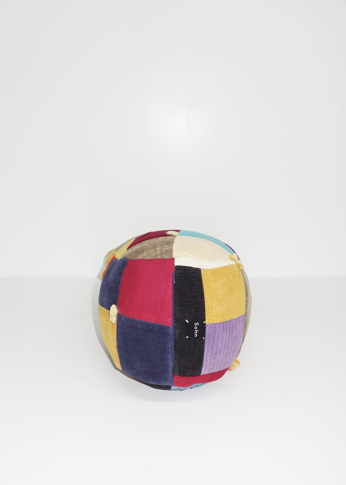 Foot in Patchwork Corduroy Quilt No. 2