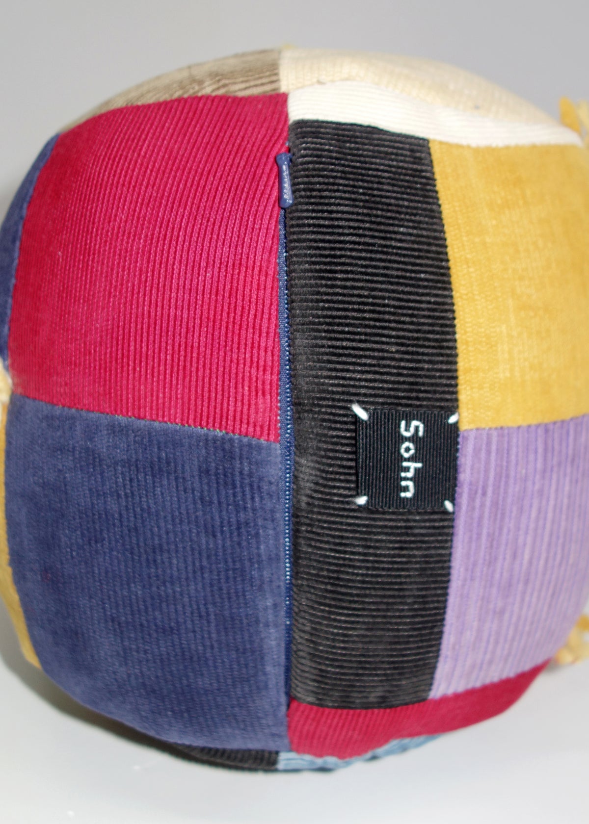 Foot in Patchwork Corduroy Quilt No. 2