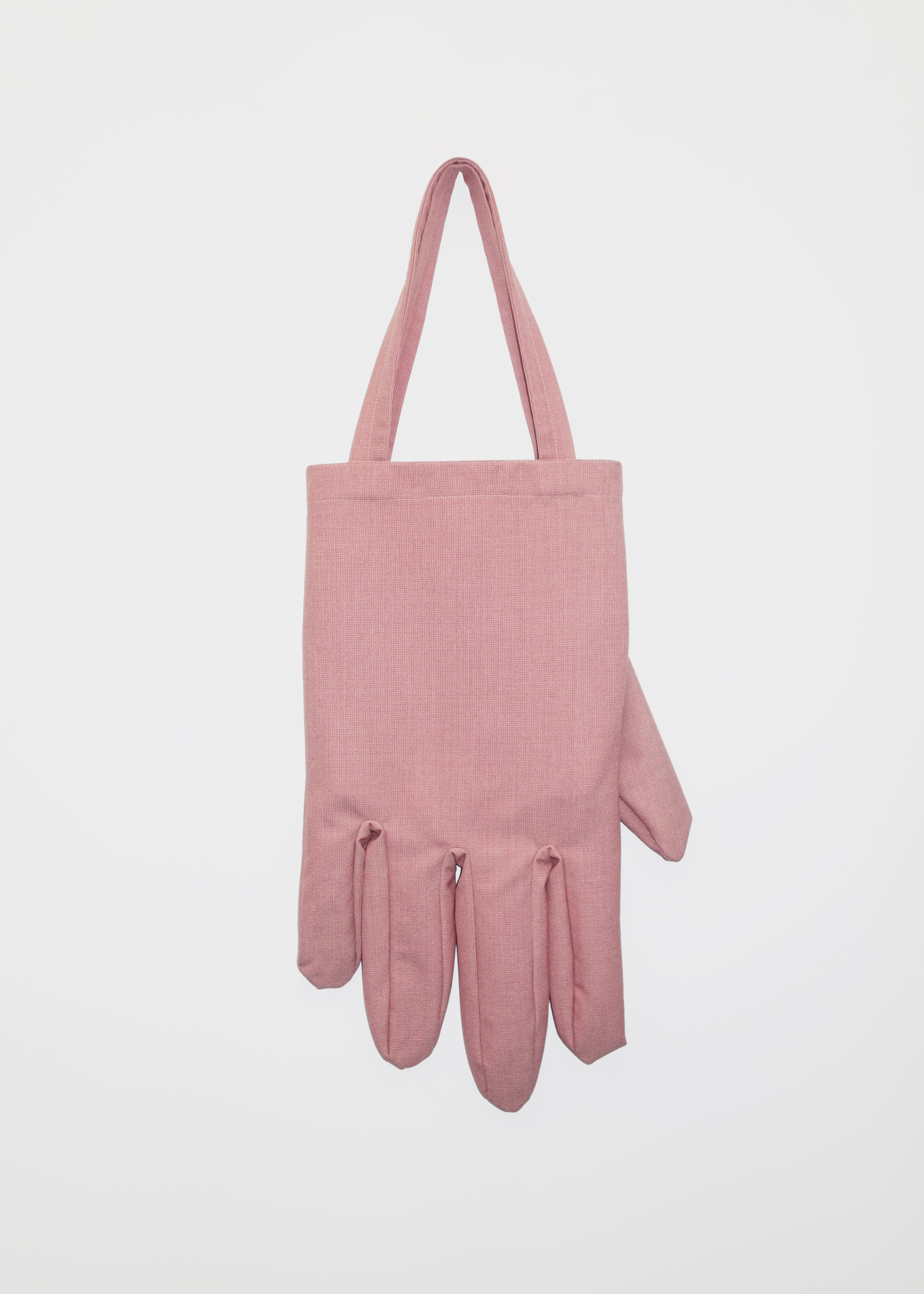 Right Hand Tote in Rose Wool Canvas
