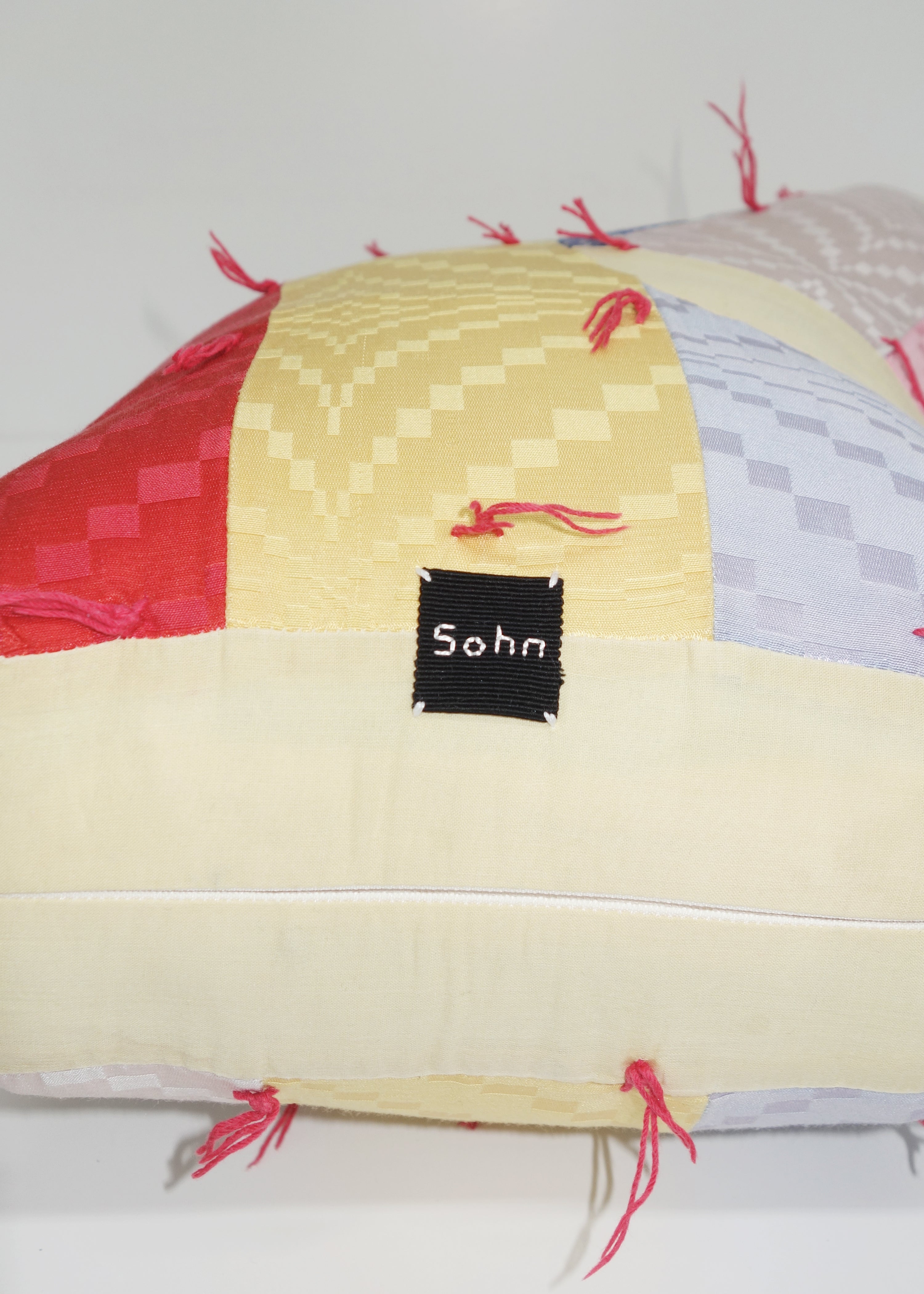 Right Hand in Geometric Quilt