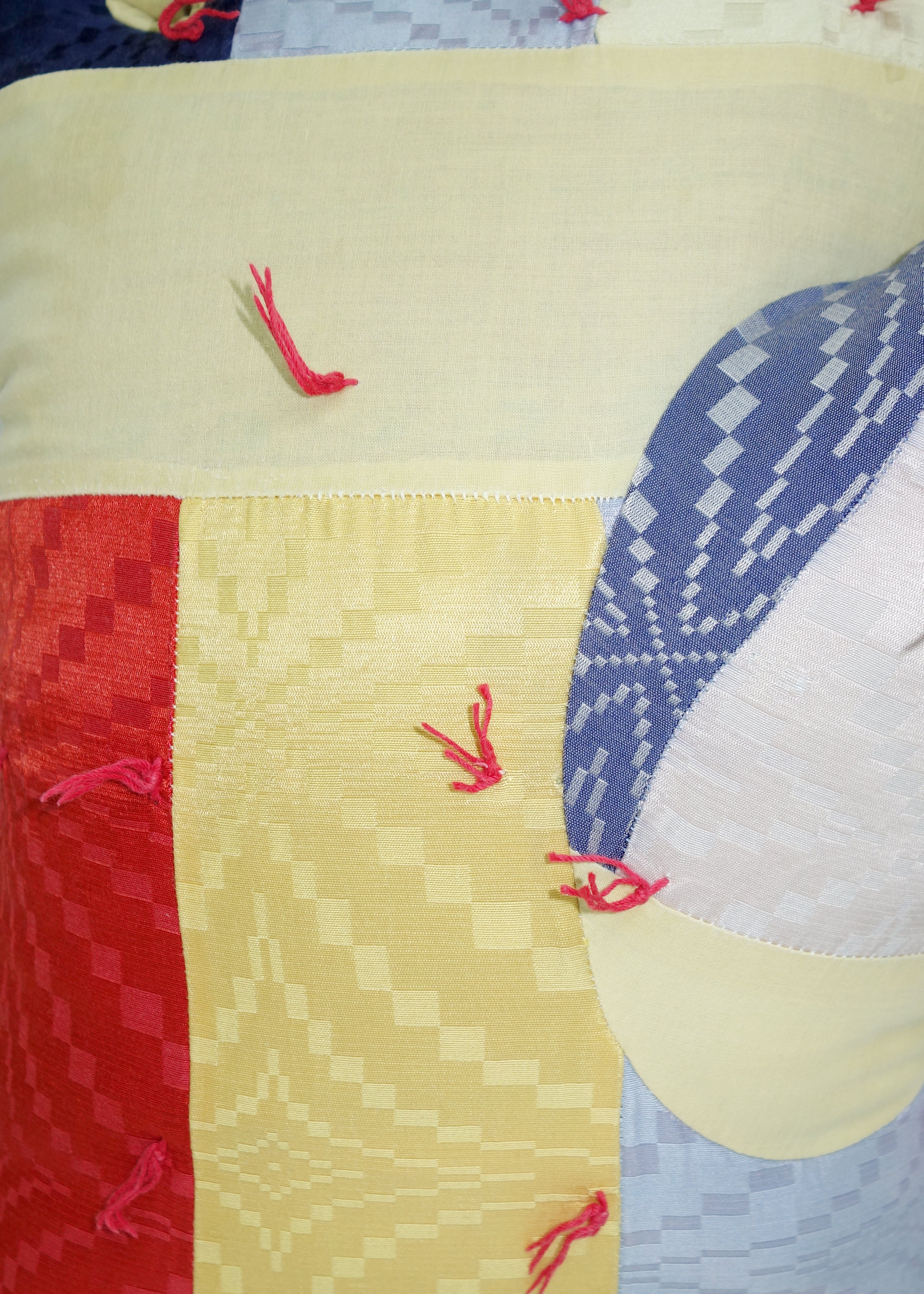 Right Hand in Geometric Quilt