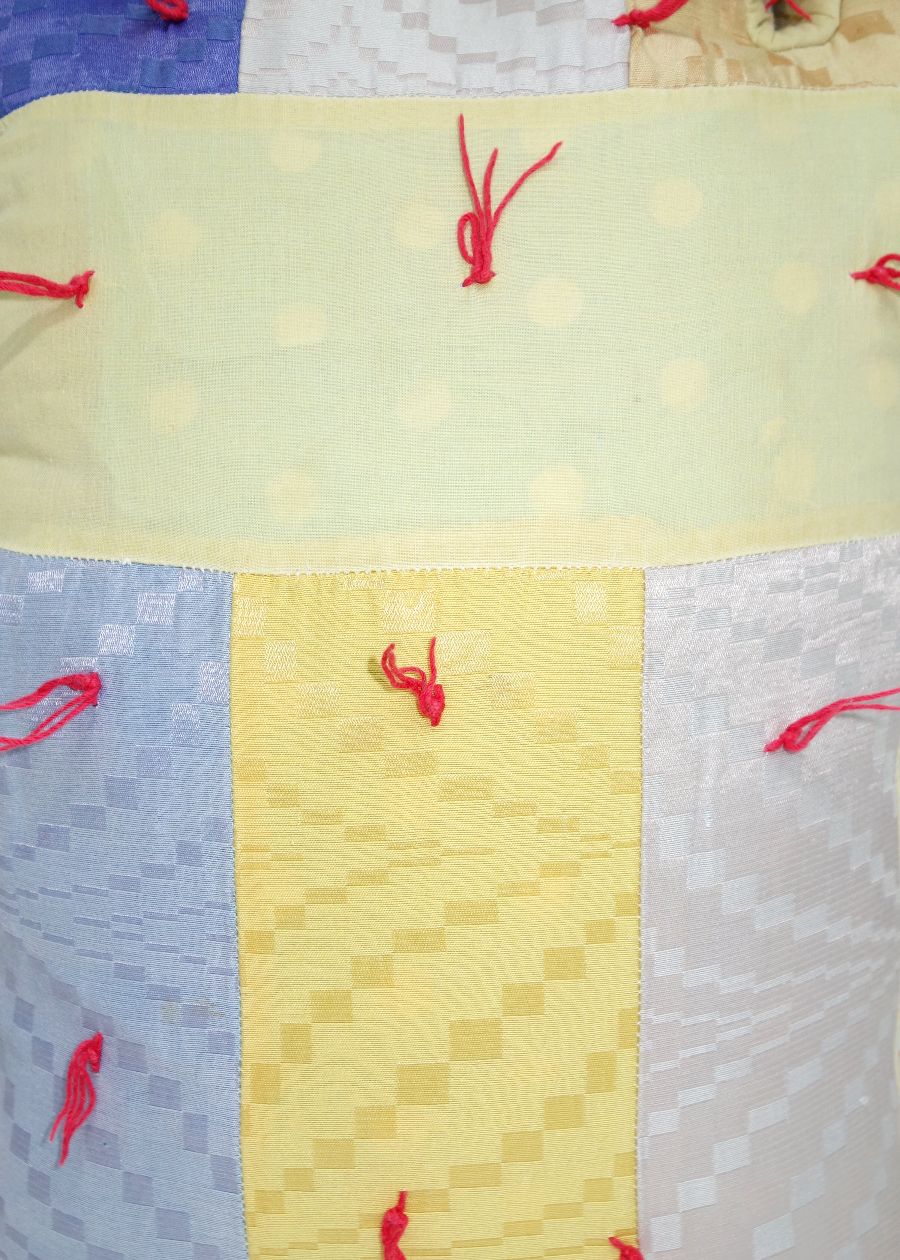 Right Hand in Geometric Quilt