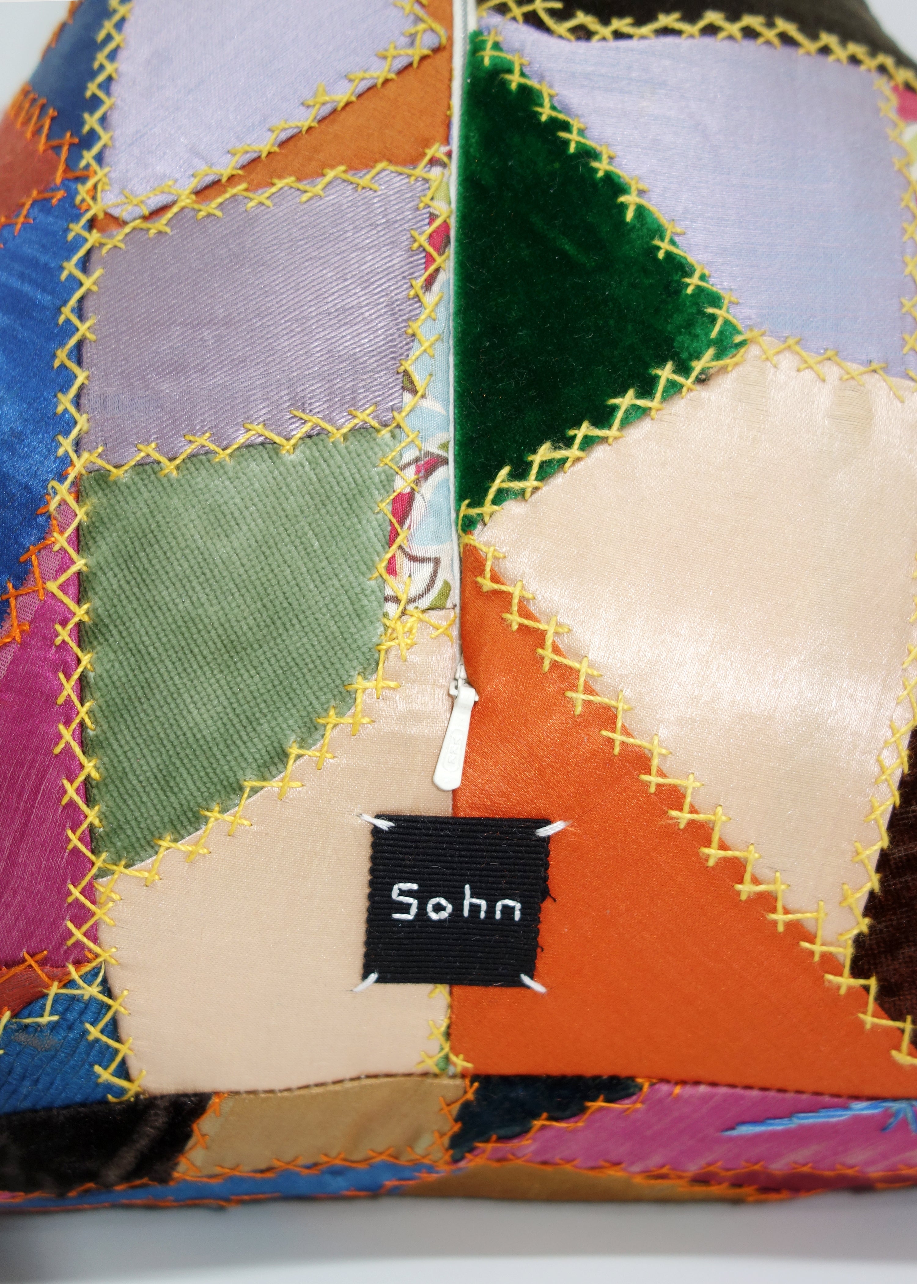 Tetra in Antique Crazy Quilt